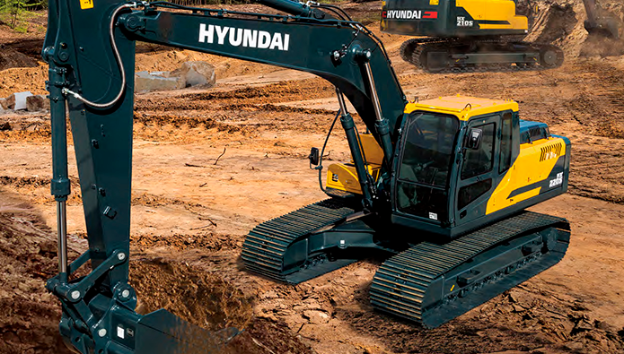 Excavadora Hyundai HX220S, fotografía oficial